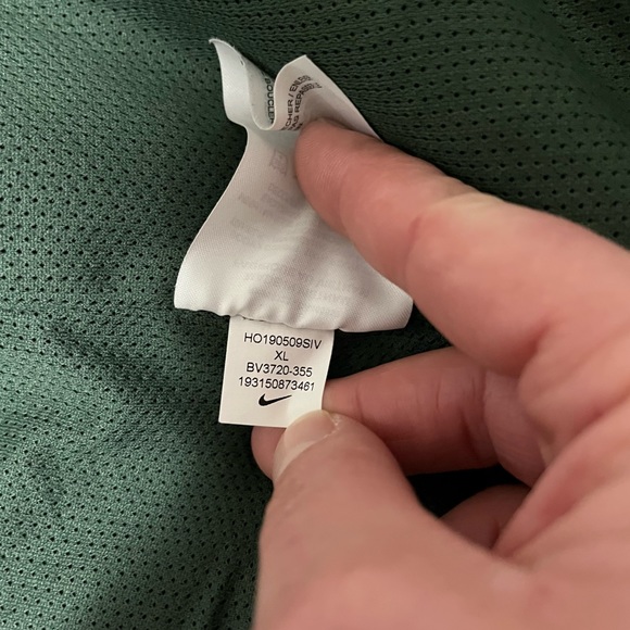 Nike Heritage Sherpa Fleece Zip Up Jacket Green size XLarge - Picture 13 of 16